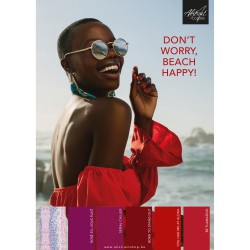 Poster A2 Don't Worry Beach Happy Collection