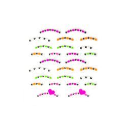  Neon Look Stickers, Brilliant Summer