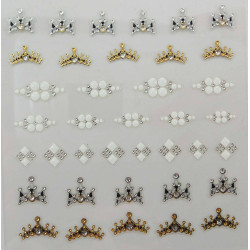 Crown Jewels Dazzling Stickers, Abstract 