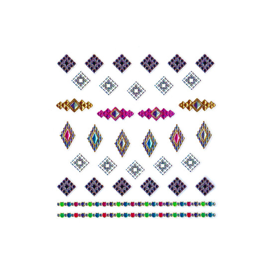 Colorful Rhombus Vivid Sticker