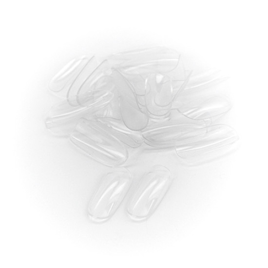 #9 CLEAR Oval Design Tips (50pcs) | 111300