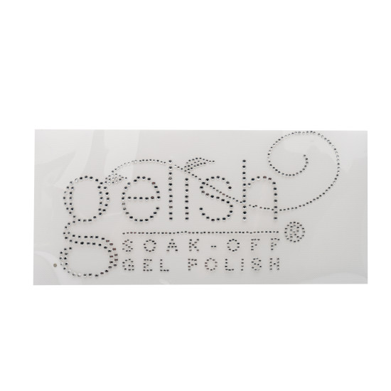 Strijk-op logo Gelish Strass steentjes