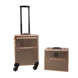 Trolley H76 Studded Rose Gold with Rose Gold Frame
