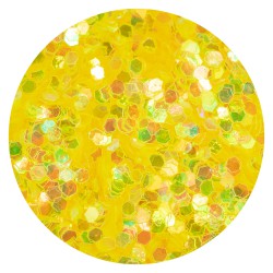 Hexagon Transparent S Yellow