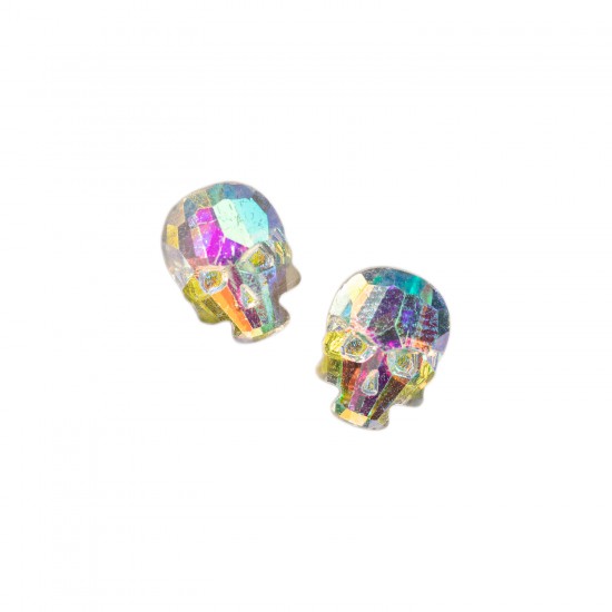 Skulls Crystal AB (2pcs)