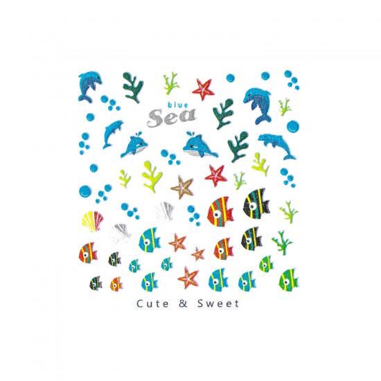 Cute & Sweet Stickers, Dolphins