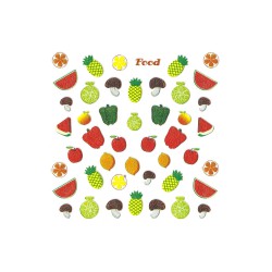 Cute & Sweet Stickers, Summer Fruits