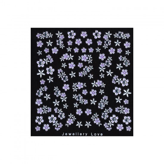 Jewelry Love Nail Art Stickers 71938