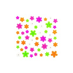 Neon Look, Summer Flower Stickers 71993