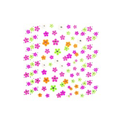 Neon Look, Harmony Flowers Stickers 71994