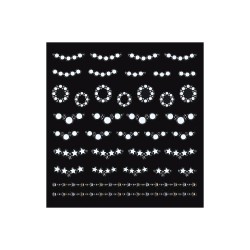 French Dots Dazzling Stickers 96640
