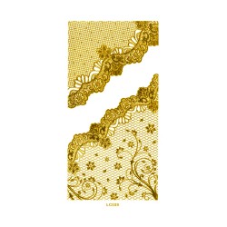 LC039G Lace Gold Sticker