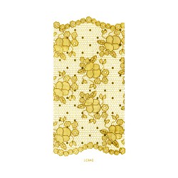 LC042G Lace Gold Sticker