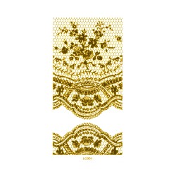 LC051G Lace Gold Sticker