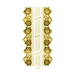 LC053G Lace Gold Sticker