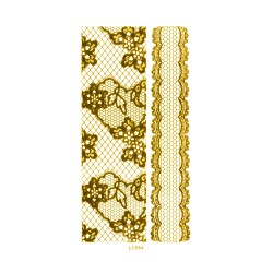 LC054G Lace Gold Sticker