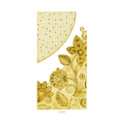 *** LC055G Lace Gold | 3D Sticker 