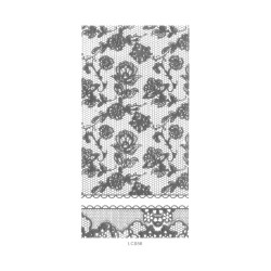 LC056S Lace Silver Sticker