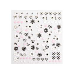 Jewelry Love Nail Art Stickers 71181