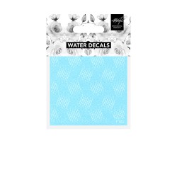 Abstract F182 WHITE Water Decals