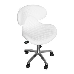 Tabouret Beauty Diamond Stitch WHITE