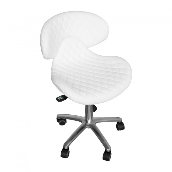 Tabouret Beauty Diamond Stitch WHITE