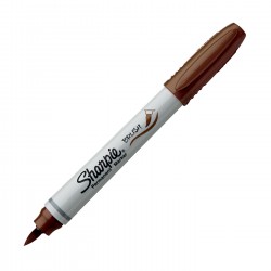 Sharpie Pen Brush Tip BROWN