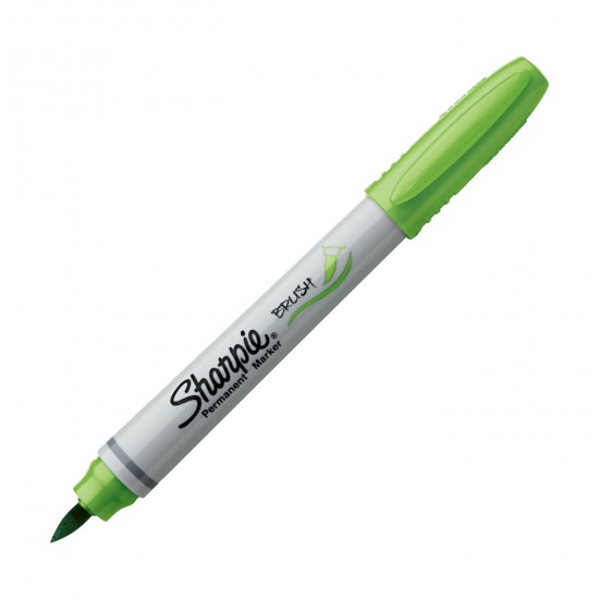 Sharpie Pen Brush Tip LIME