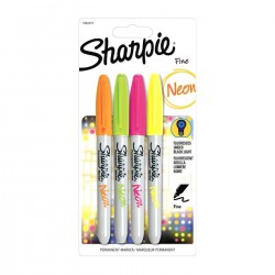 Sharpie Pen Fine Point Neons Set of 4