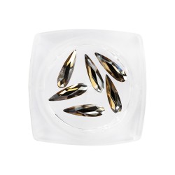 Raindrop Crystal Golden Shadow (6pcs)